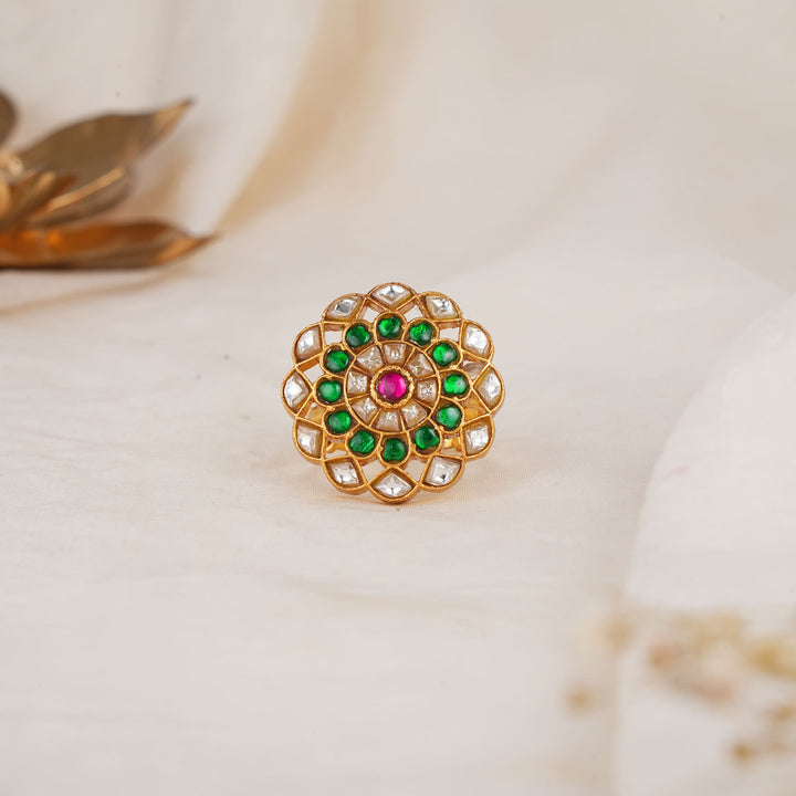 Elegance Kundan Ring