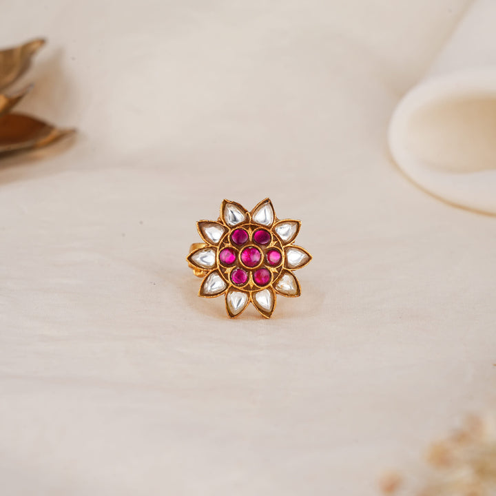 Adorable Kundan Ring