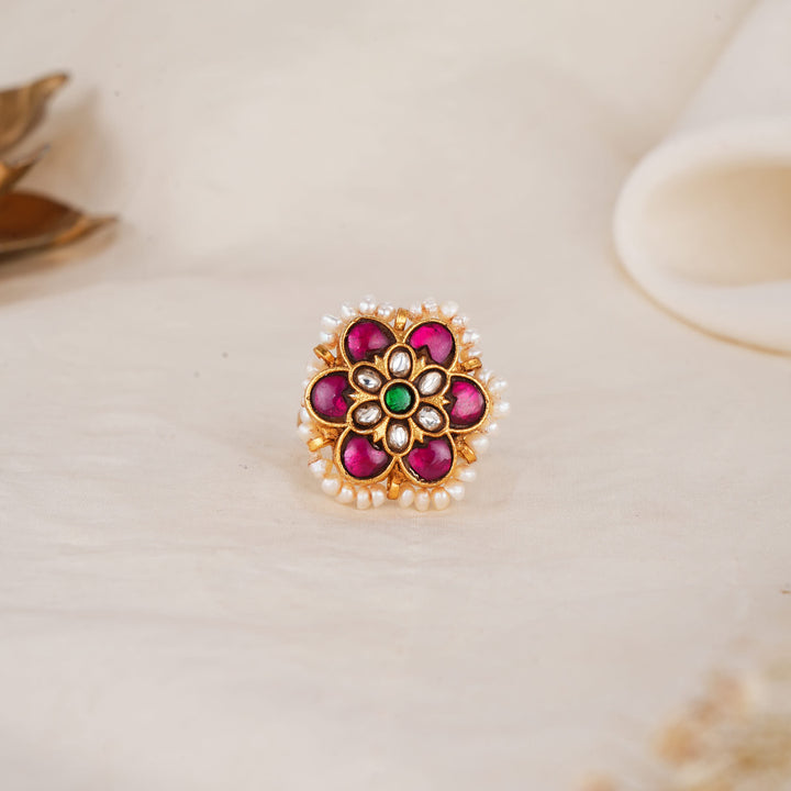 Opulent Kundan Ring