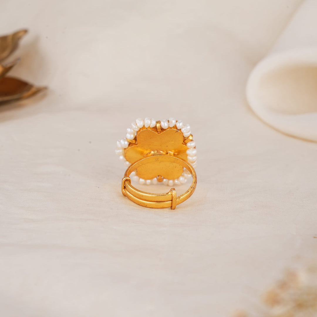 Opulent Kundan Ring