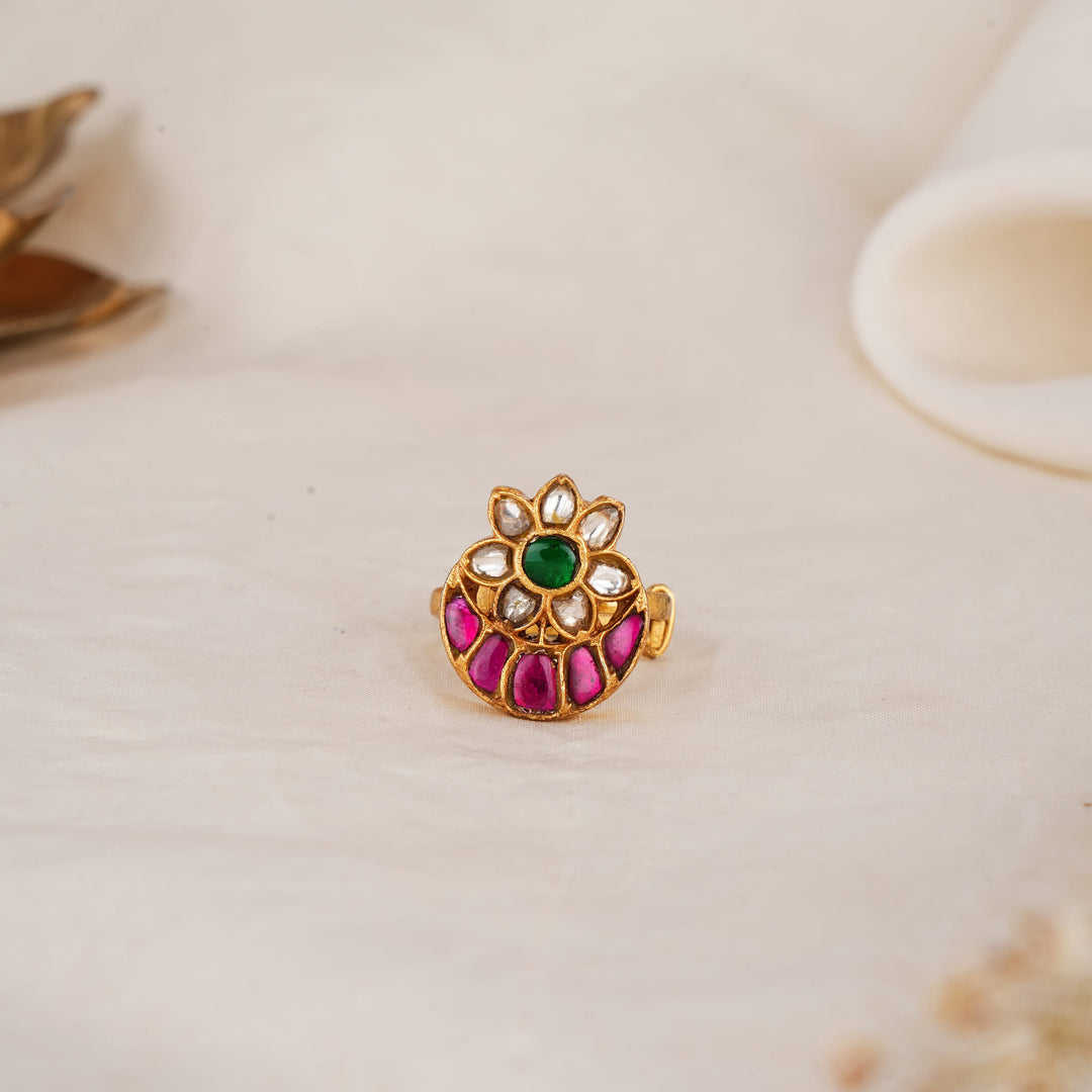 Captivating Kundan Ring