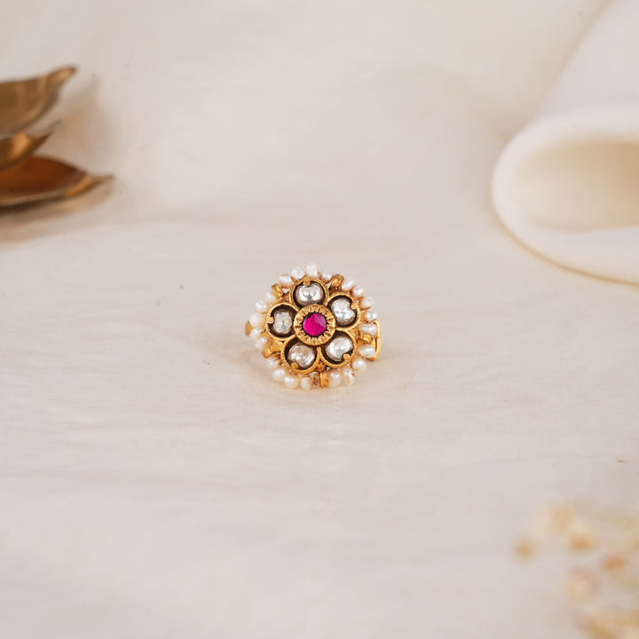 Manjari Kundan Ring