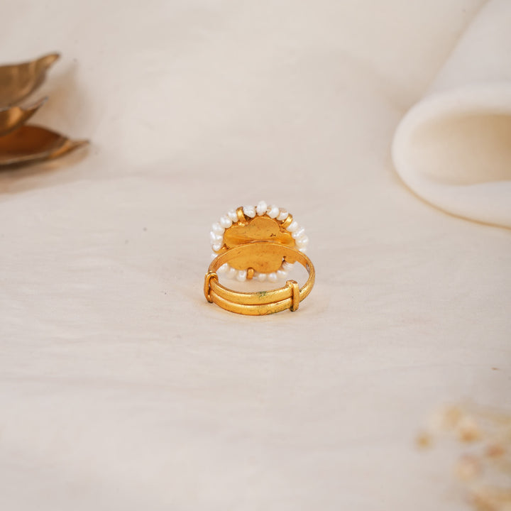 Manjari Kundan Ring