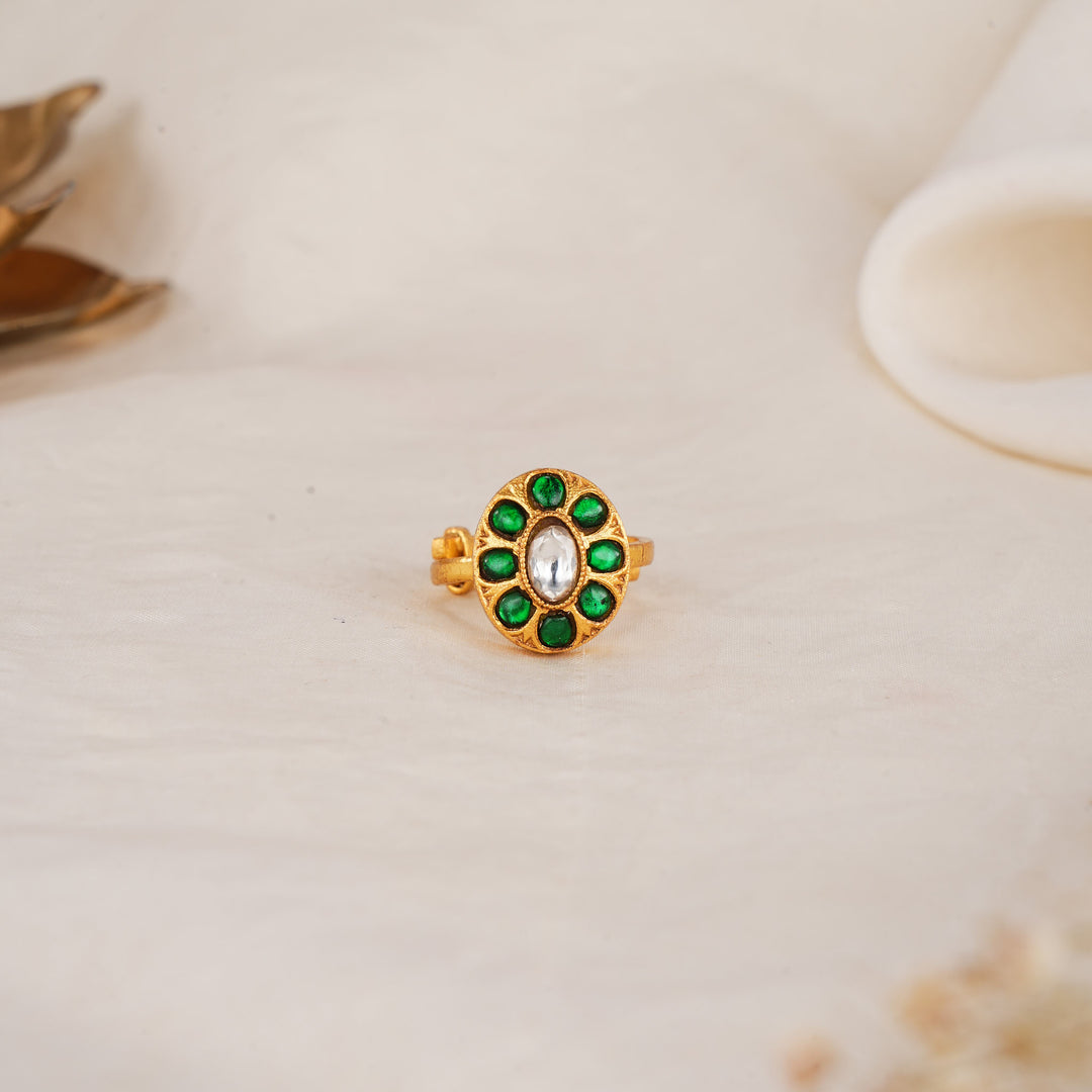 Dazzling Kundan Ring