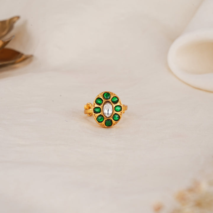 Dazzling Kundan Ring