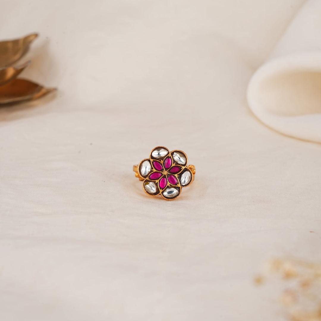 Thaarika Kundan Ring