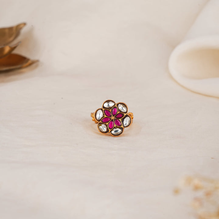 Thaarika Kundan Ring