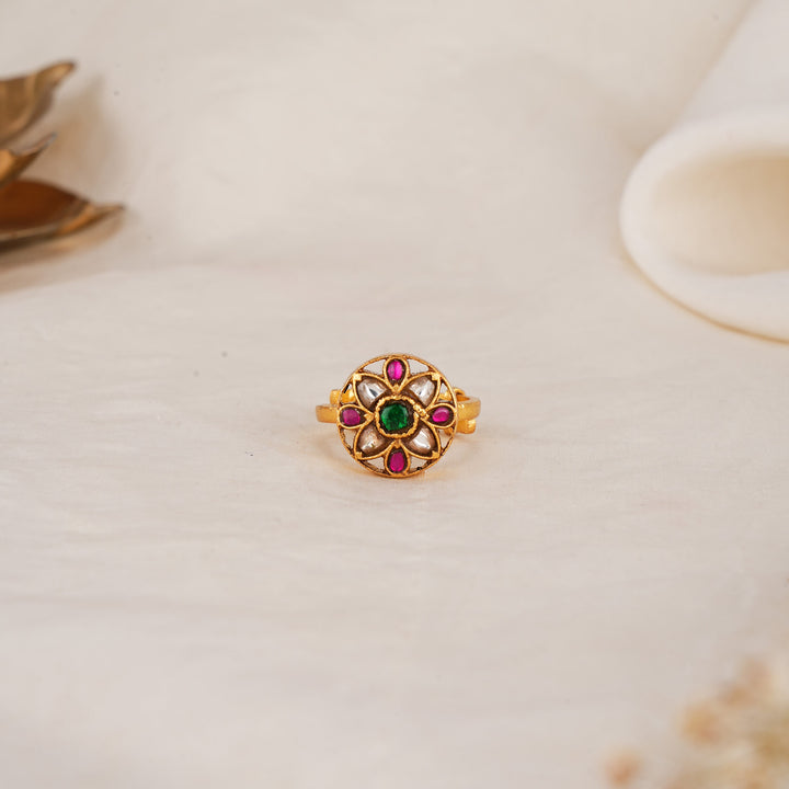 Zinthika Kundan Ring