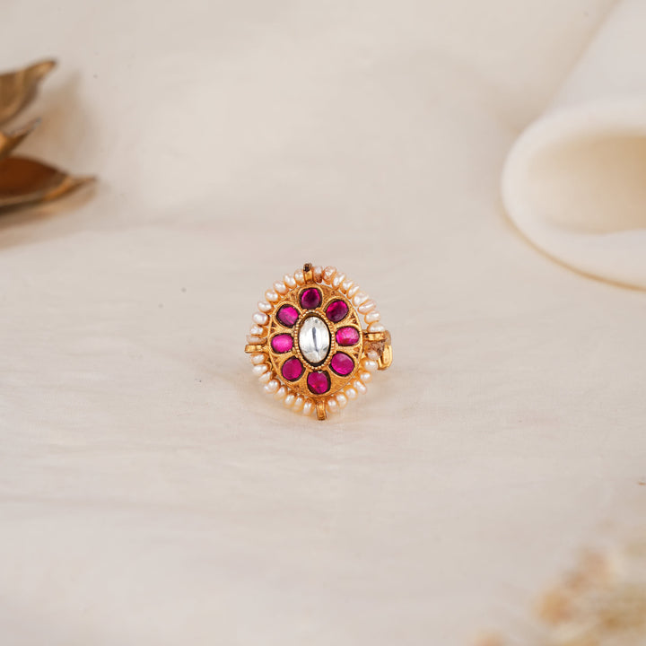 Radiant Kundan Ring