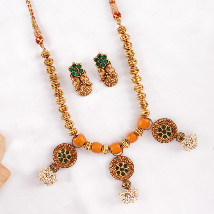 Trithara Long Necklace Set