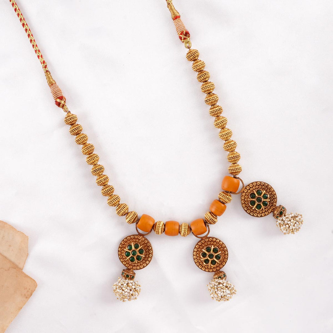 Trithara Long Necklace Set