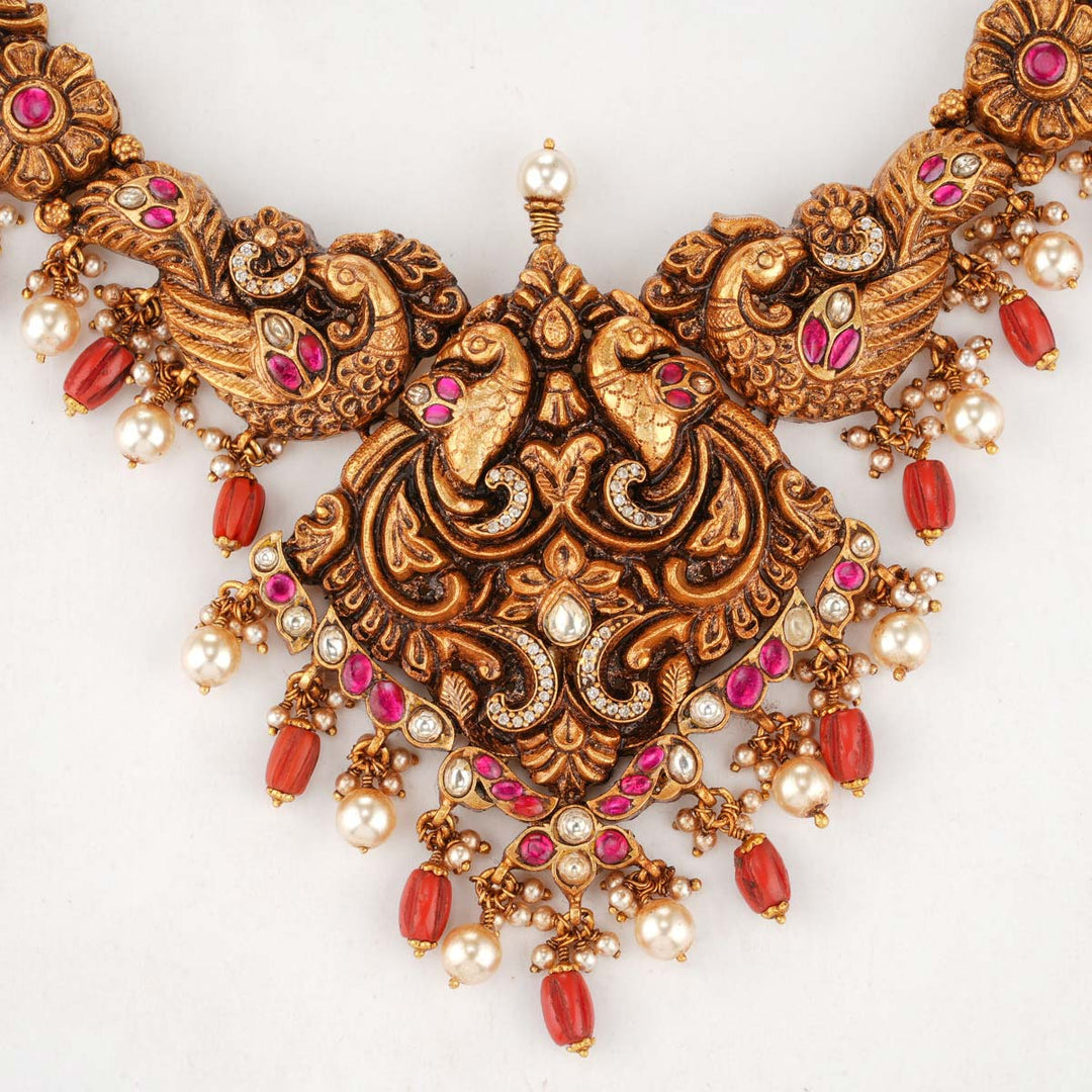 Samritha Kundan Short Necklace