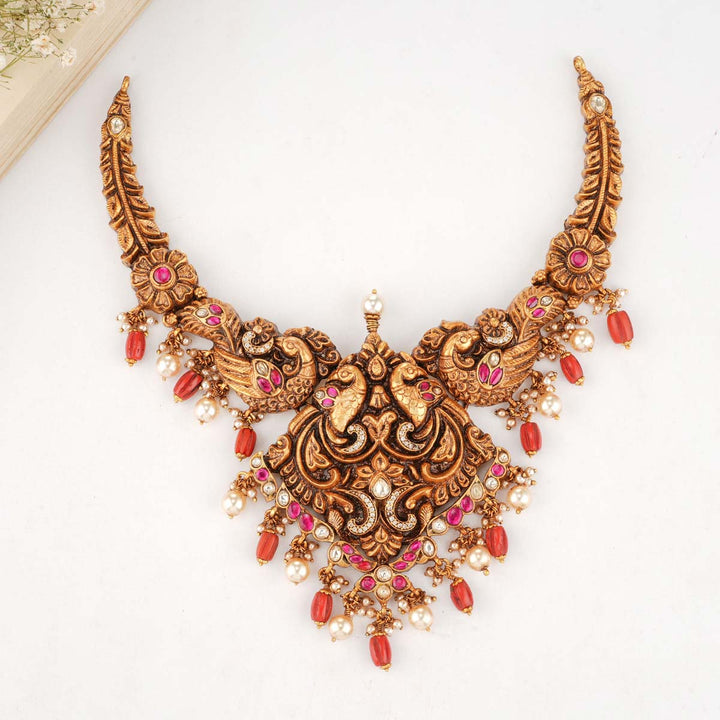 Samritha Kundan Short Necklace