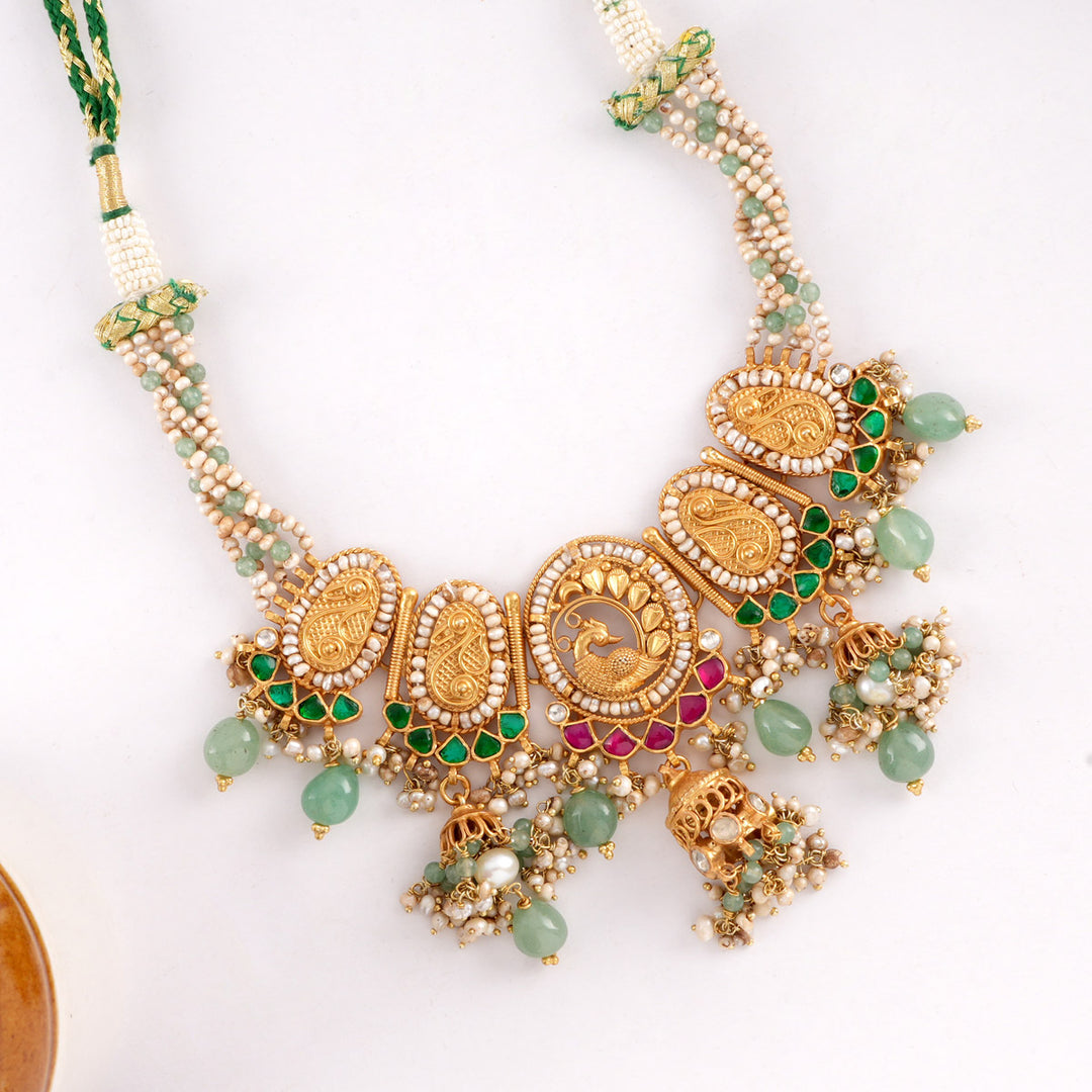 Gypsy Tassel Short Necklace Set