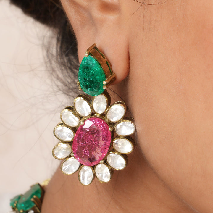 Sparkling Short Necklace Set