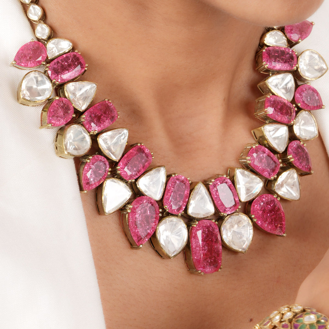 Ghazal Short Necklace Set