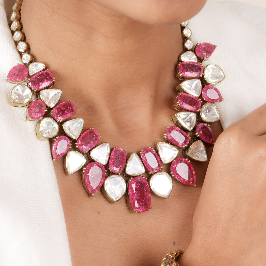 Ghazal Short Necklace Set