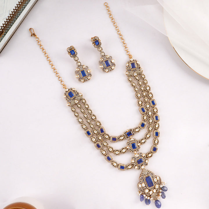 Unisha Long Necklace Set