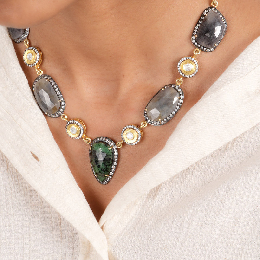 Cosmic Charms Long Necklace