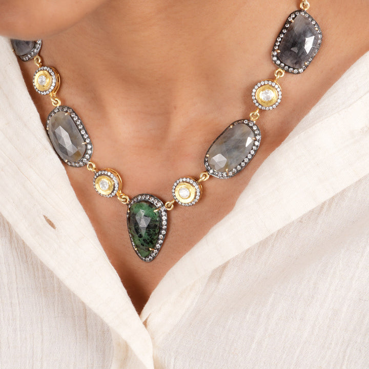 Cosmic Charms Long Necklace