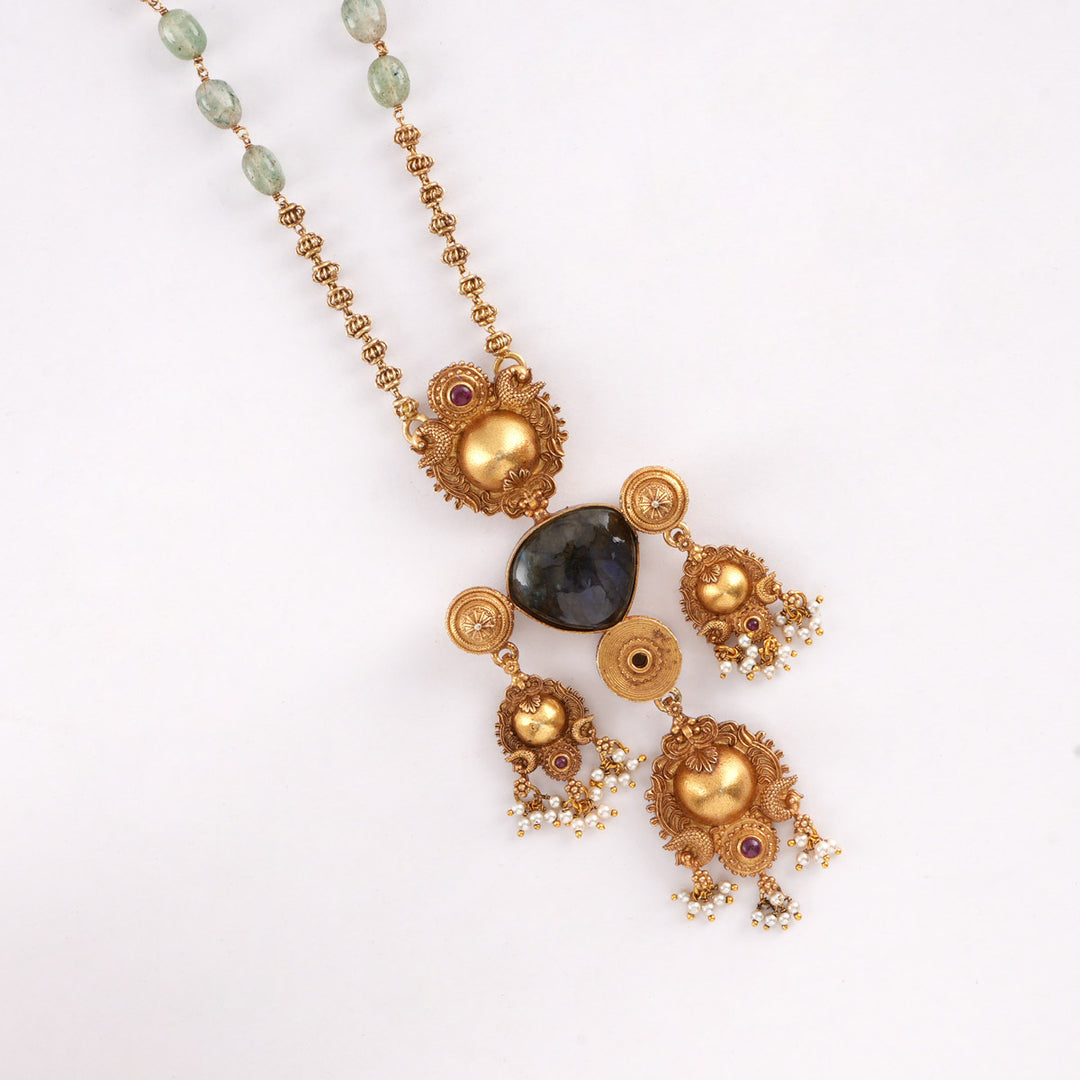 Beauty Golden Long Necklace