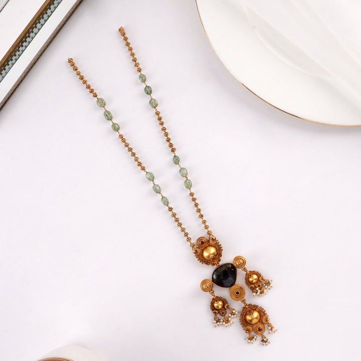 Beauty Golden Long Necklace
