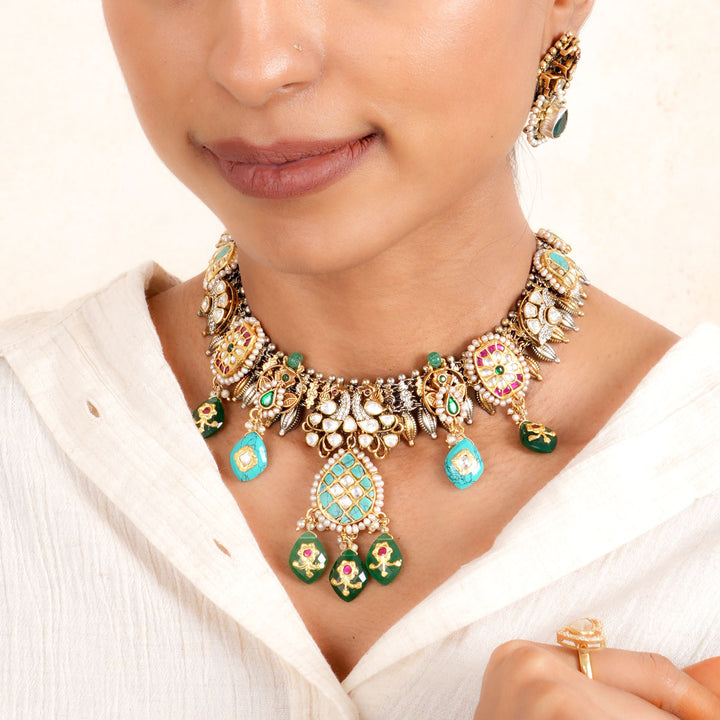 Nomadic Bloom Short Necklace Set