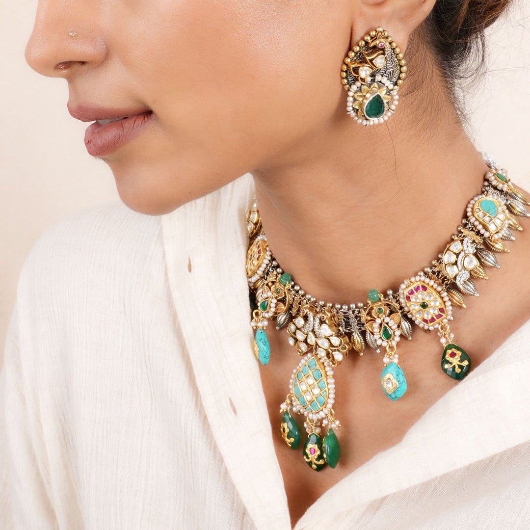 Nomadic Bloom Short Necklace Set