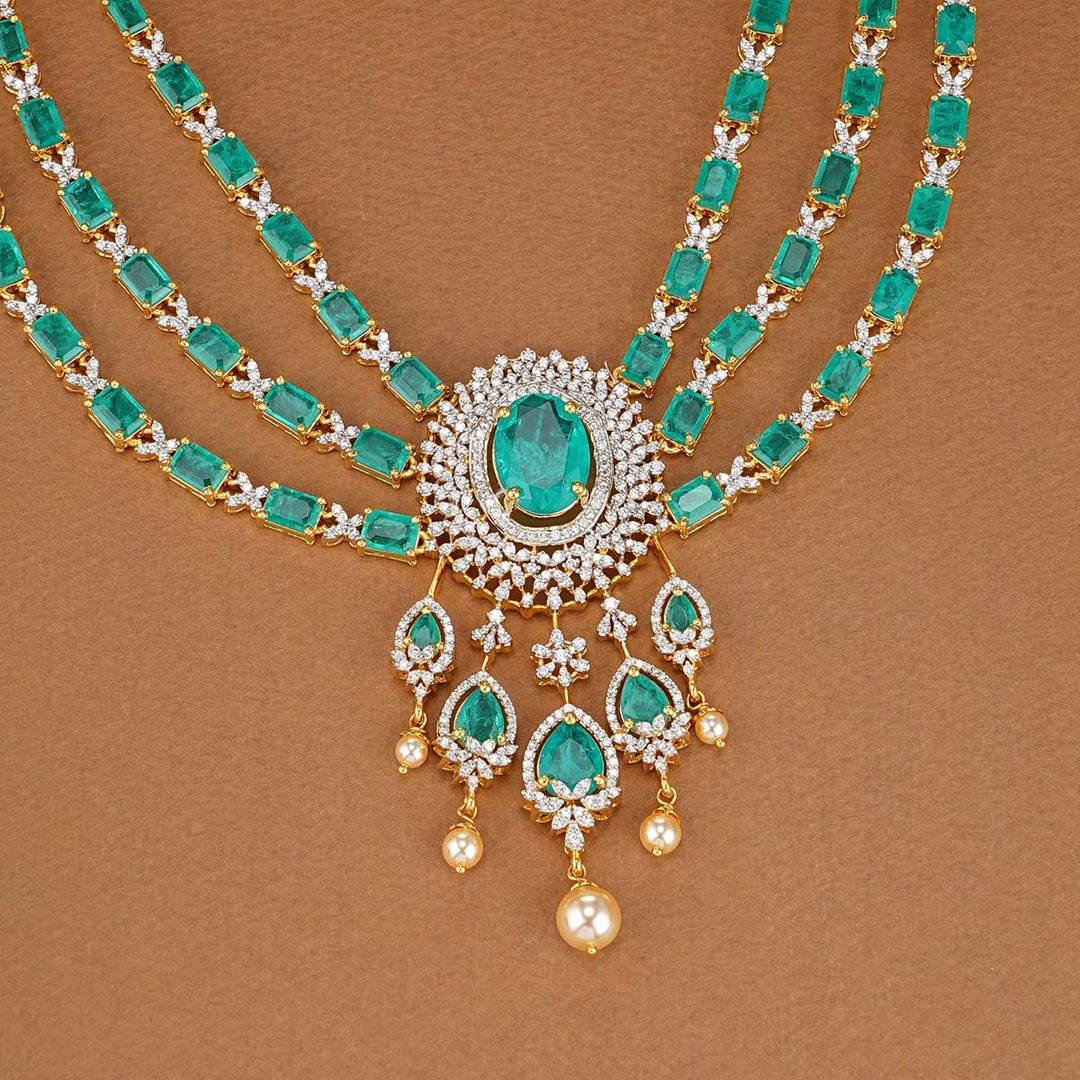 Trendy Layered Avikam Short Necklace Set