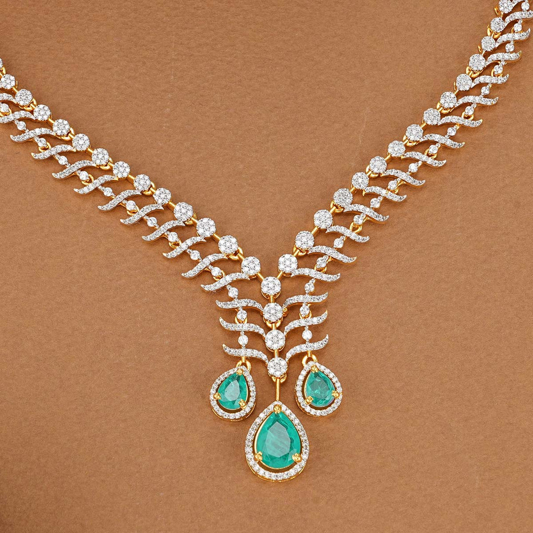 Luxe Charm Avikam Short Necklace Set