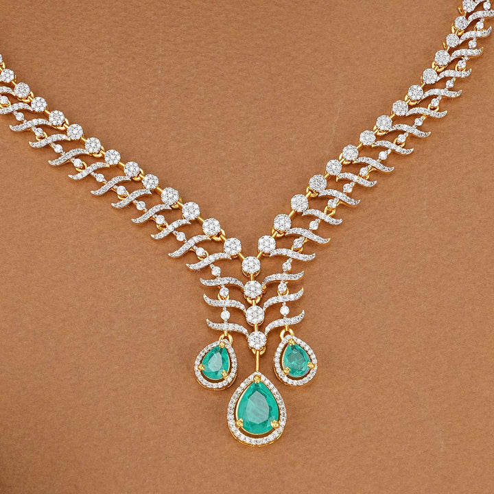 Luxe Charm Avikam Short Necklace Set
