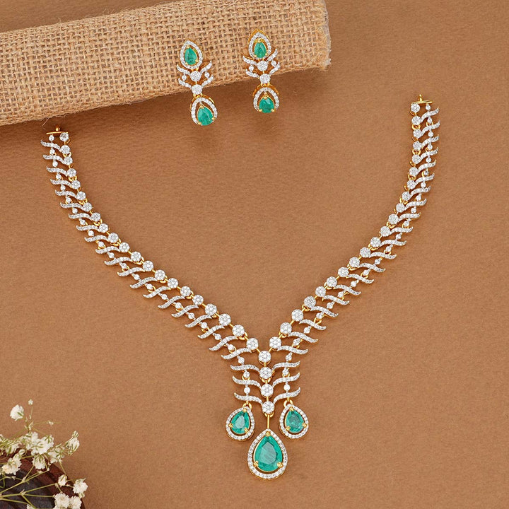 Luxe Charm Avikam Short Necklace Set