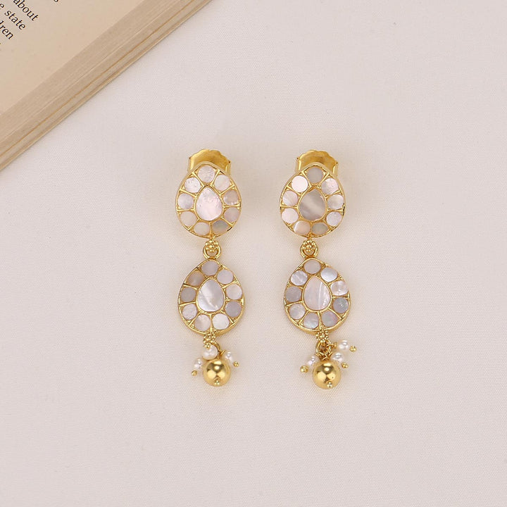 Glittering Long Necklace Set