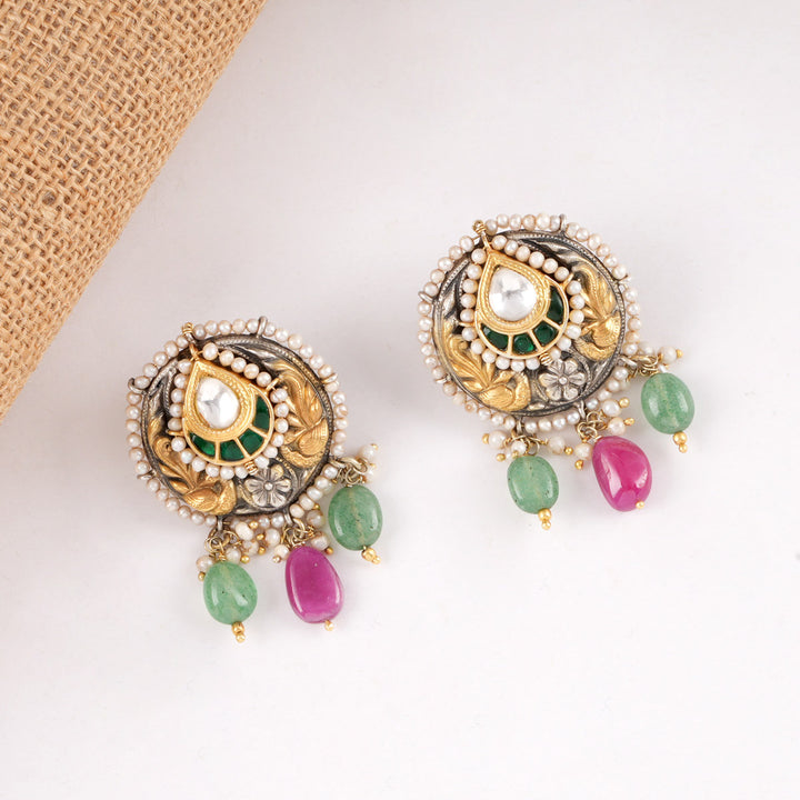 Golden Earth Crown Necklace Set