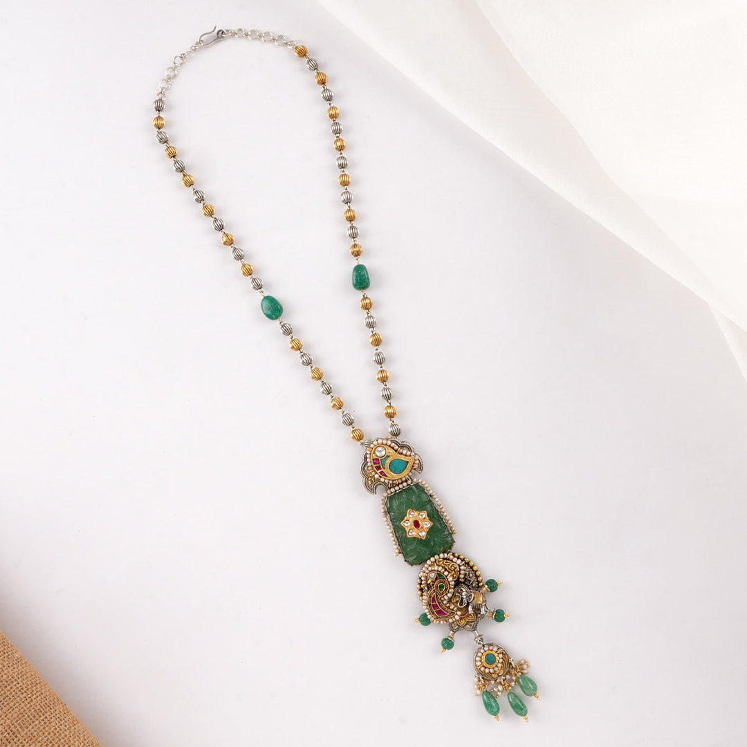 Boho Bloom Long Necklace Set