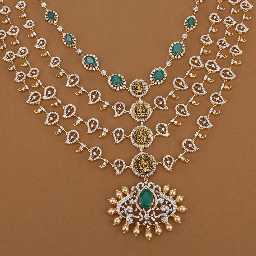 Chic Layered Avikam Long Necklace Set
