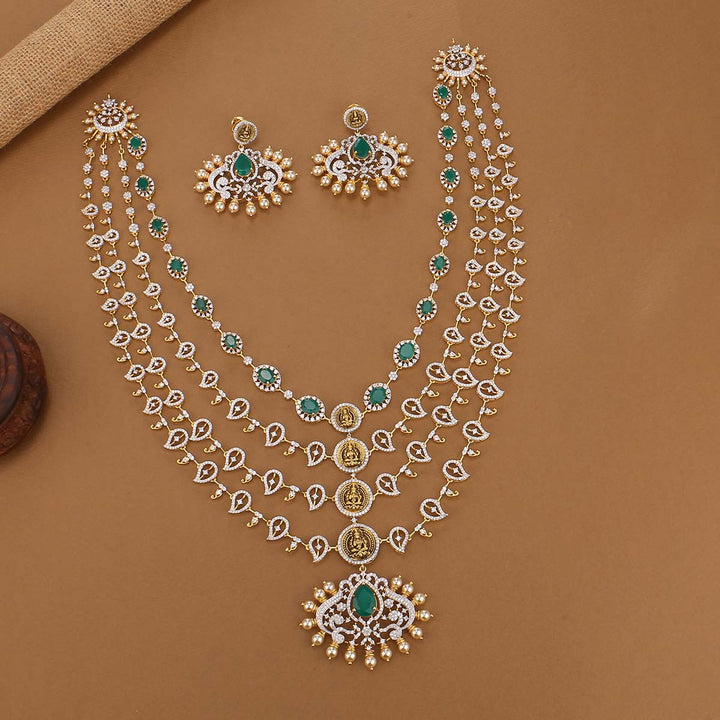 Chic Layered Avikam Long Necklace Set