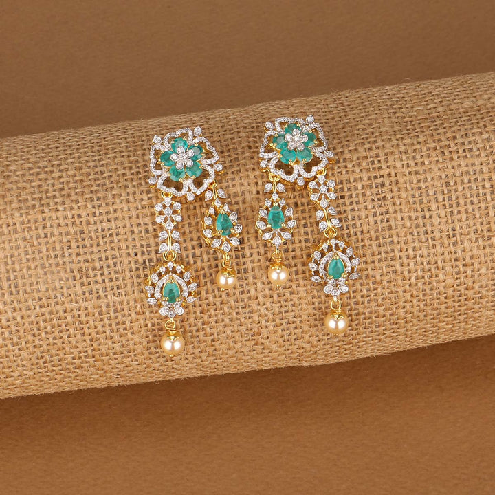 Floral Drops Avikam Short Necklace Set