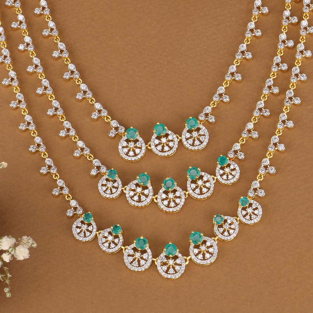 Chic Layered Avikam Long Necklace Set