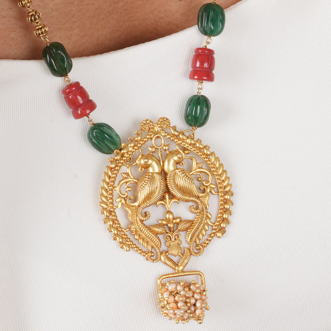 Crystal Drift Long Necklace