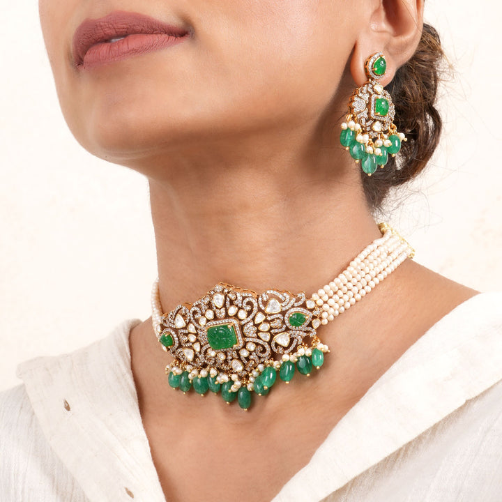 Shinning Victorian Choker Set