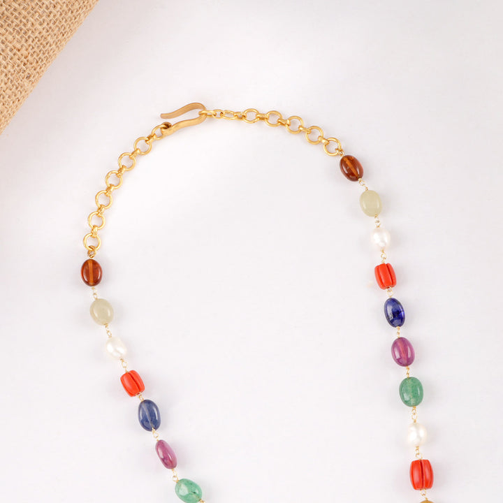 Unisha Multi Colour Long Necklace