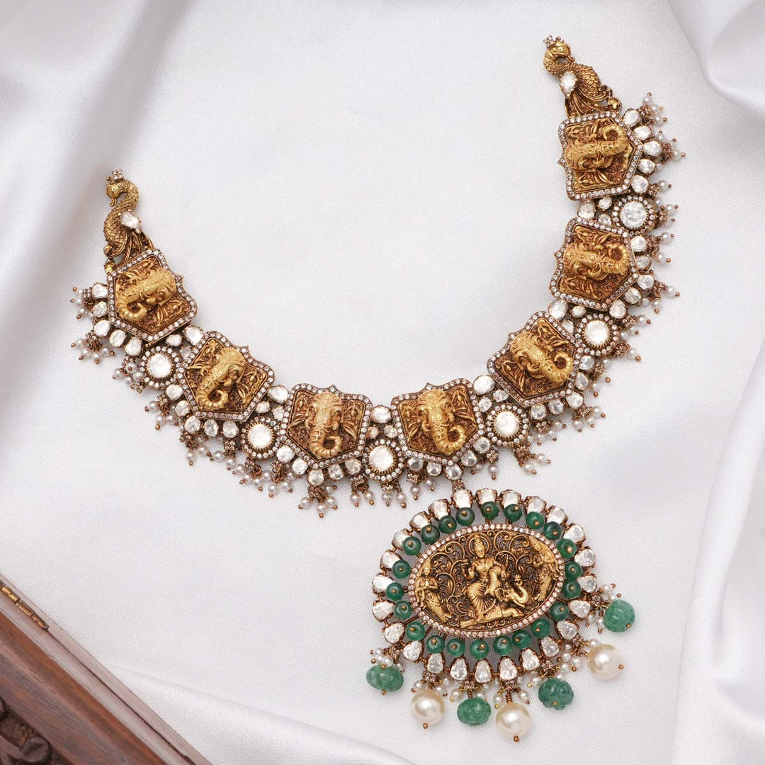 Traditional  Short Necklace Set