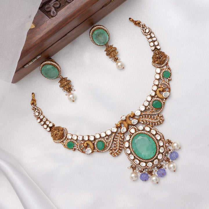 Dhivya Short Necklace Set