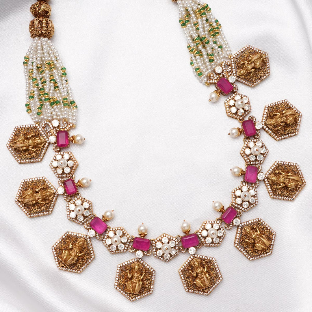 Anushya Long Necklace Set