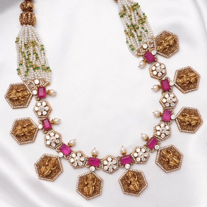 Anushya Long Necklace Set