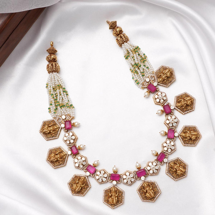 Anushya Long Necklace Set