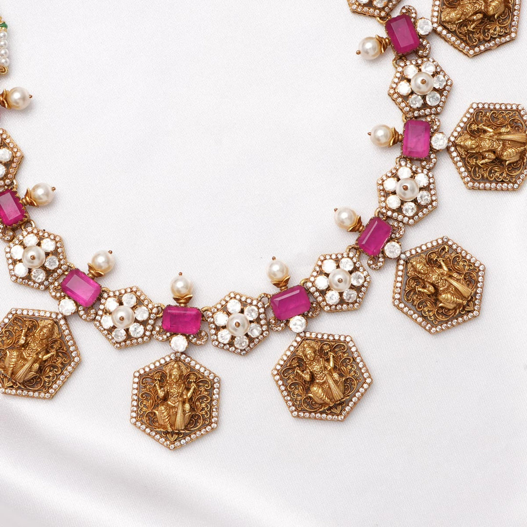 Anushya Long Necklace Set