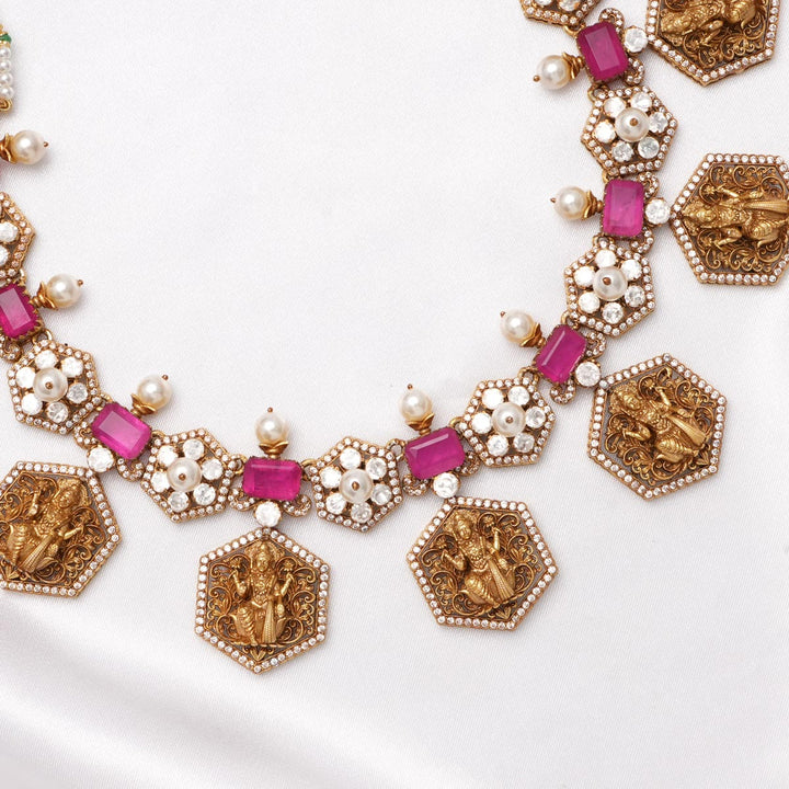 Anushya Long Necklace Set