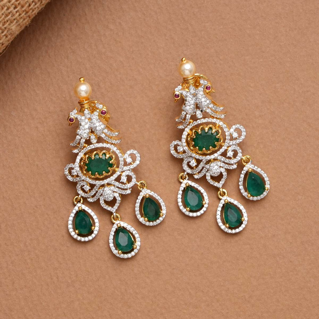 Unique Peacock Avikam Necklace Set